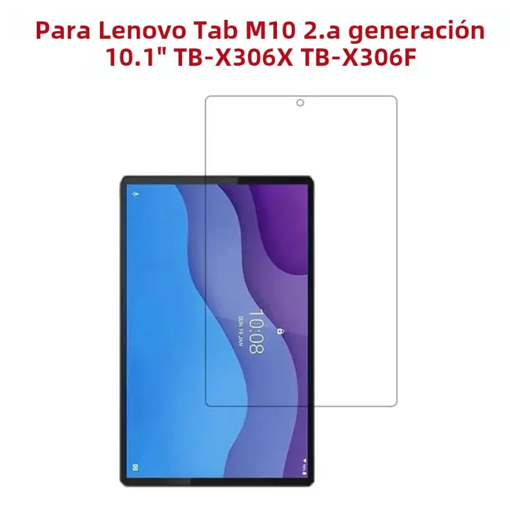 Protector De Pantalla Para Tableta Lenovo Tab M10 HD 2nd Gen 10.1 Pulgadas Vidrio Templado Resistente a Explosiones 9H Jeuzn - 1