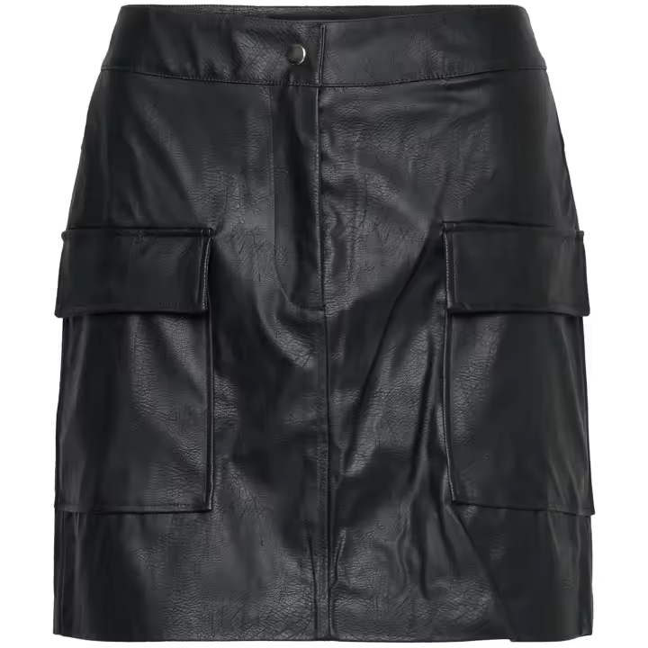 Falda Only Vera Faux Leather Skirt Cc Otw - 1
