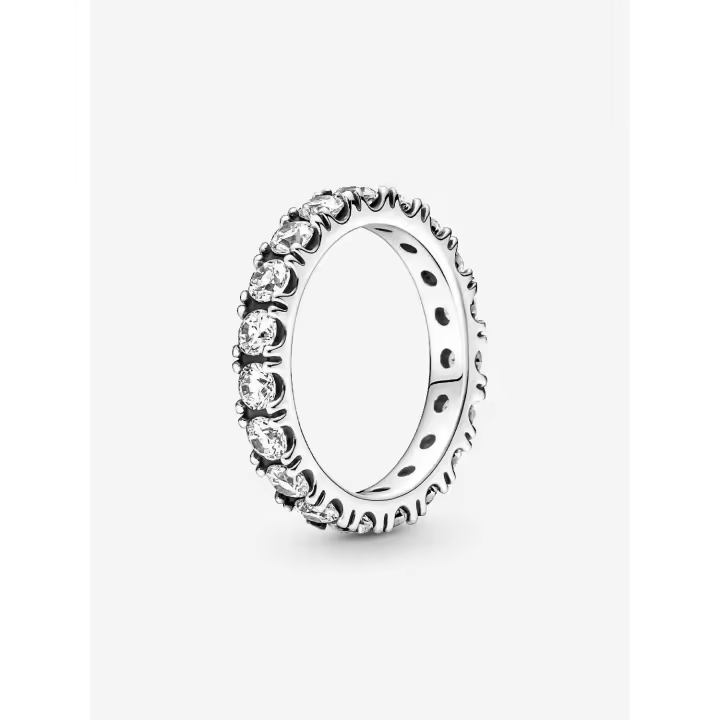 Pandora - Anillo de eternidad Sparkling Row - Plata de Legislación - 1