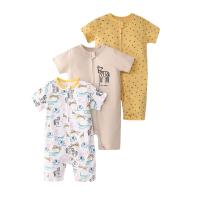 Mono de verano para bebé, de manga corta, con cremallera de doble cabeza, para gatear, para recién nacido, caja de regalo - details 36