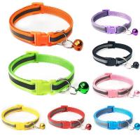 Collar Reflectivo Ajustable Para Gatos Con Campana Y Anillo De Cuello Seguridad Elástica Accesorios Para Mascotas Productos Pet - details 10