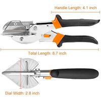 Tijera De Miter Multigiro Para Corte Angular De Madera Suave Plástico PVC De 45 a 135 Grados Herramienta Manual Multifuncional - details 7