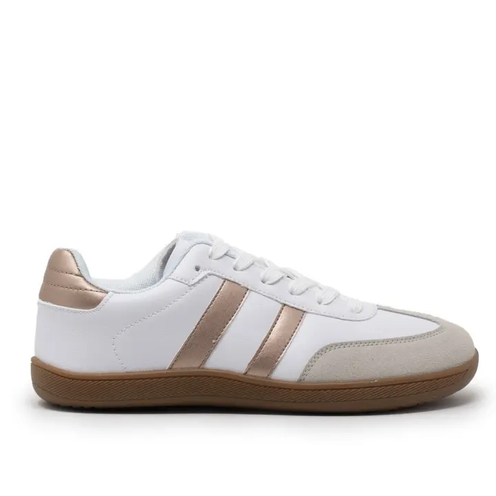 Zapatillas deportivas mujer TINA KIZ 7-1227WH/ORO DEPORTIVO BAREFOOT BLANCO/ORO 36413 25V - 1