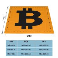 Manta De Terciopelo Bitcoin Impresión Moneda Criptomoneda Btc Blockchain Transpirable Super Suave Para Sofá Coche Camas Adultos Estilo Americano - details 0
