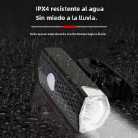 MTB bicicleta luces LED USB recargable impermeable montaña luz advertencia ciclismo faro Accesorios - details 3