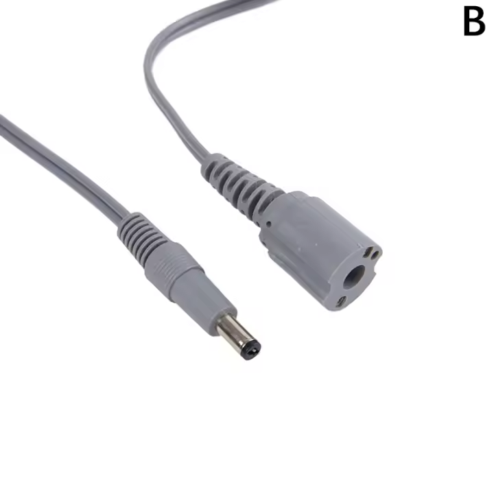 Accesorios De Máquina Fuerte Para Uñas Cable De Potencia De Taladro Manicura Eléctrica Mango Gris Cuerda De Mano - 1