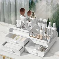 Caja De Almacenamiento Para Maquillaje Con Cajones Gran Capacidad De Cosméticos Y Cuidado De La Piel Para Dormitorio Mesa De Vestir - details 2