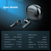 Auriculares Garyway J56 Inalámbricos TWS Bluetooth 5.1 Estéreo Con Codec AAC Latencia Baja AI Call Cancelación De Ruido APP Control De Volumen Isolación Acústica Metal PVC Impedancia 32Ω - details 8