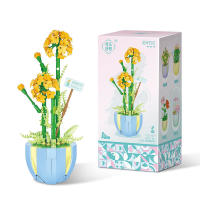 Eterno Bouquet De Rosas En Bloques De Construcción Pequeños Decoración De Escritorio Para Niñas 9 Estilos Bloques De Construcción Compatible Con Lego - details 6