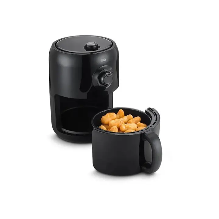 Freidora de Aire 2L 1000W, Freidora Sin Aceite, Mini Freidora para 1, 2 o 3 Personas, Antiadherente, Temporizador y Temperatura Ajustable, con Rejilla, Air Fryer 2 litros Facil de Usar y limpiar. Freidora Sencilla, Económica y Practica. - 1