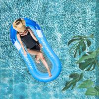 Colchoneta Piscina Adultos, 4 en 1 Hinchables para Piscina, Flotadores Piscina Plegable, Hamaca de Agua Multipropósito, Hamaca de Agua Flotante para Playa y Fiesta en Piscina - details 0