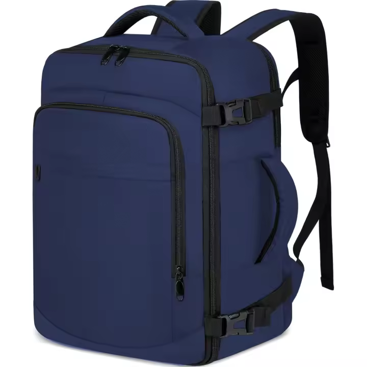 Mochila Viaje Cabina Avion 40x20x25 para Ryanair Equipaje de Mano 40x20x25 Ryanair Mochila Cabina para Ryanair, de Viaje Ryanair 40x20x25 Mochilas Hombre Mujer para Ordenador Portátil 20L Negro - 1