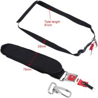 Arnés de Correa de hombro ajustable con Gancho para desbroadadora, cortadora de Hilo, Correa de hombre Negra, accesorio duradero para cortacesped, cortadora de Cuchillo - details 1