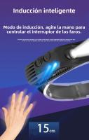 Lámpara Frontal LED+COB Con Sensor 5 Modos De Iluminación Recargable Batería Integrada 1200mAh Impermeable Linterna De Trabajo Para Camping Caza Senderismo Pesca Correr - details 9