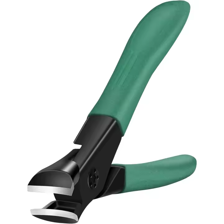 Cortauñas para uñas gruesas Start Makers Cortauñas para pies Cortauñas de mandíbula ancha Cortauñas de alta resistencia Cortauñas de punta curvada afilada para hombres - 1
