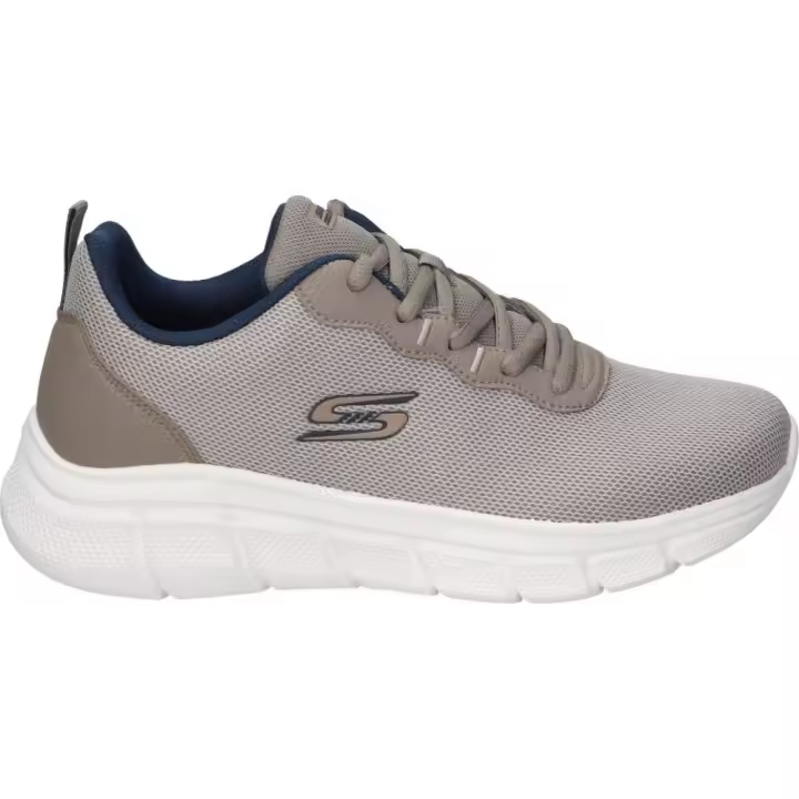 SKECHERS | Zapatillas Skechers BOBS Sport B Flex Icy Edge para Hombre – Deportivas con Cuña en Color Taupe – Sneakers con Cordones – Memory Foam – Vegan – Cómodas y Versátiles – Modelo 118109-TPE - 1