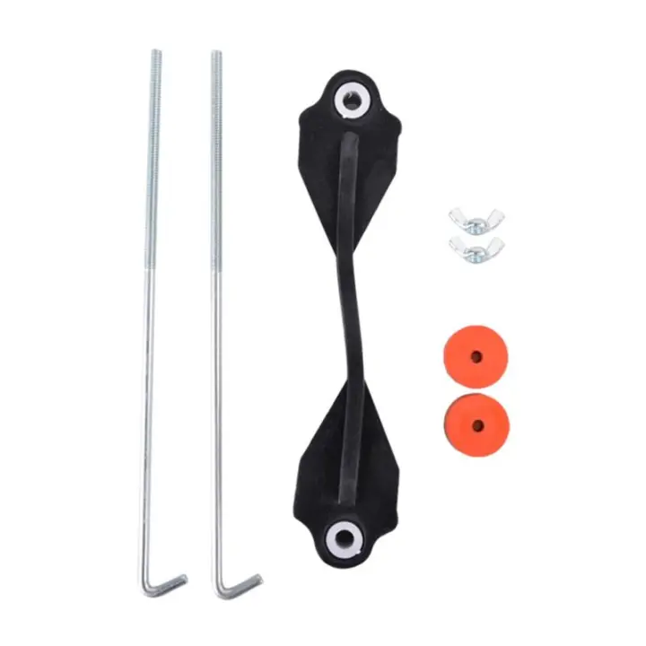 Juego De Tornillos De Apoyo Para Batería Con J Hook Y Cubiertas Metálicas Soporte Y Enganche Estanco Para SUV Coche Camión - 1