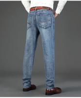 KUBRO Pantalones De Jeans Para Hombre Clásicos Rectos Negocios Azul Negro Elásticos Slim Fit Casual Trabajo Pantalones 29-40 - details 7