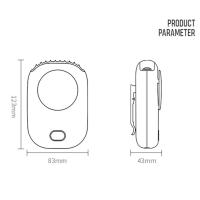 Ventilador de cuello colgante con enfriador de aire de verano con USB recargable - details 2