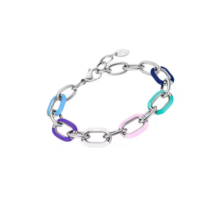 Lotus Style Pulsera Lotus Style Tropical Vibes de Mujer LS2330/2/1 en Acero Inoxidable y Esmalte en Varios Colores - Largo 21 Cm Adaptable - 1