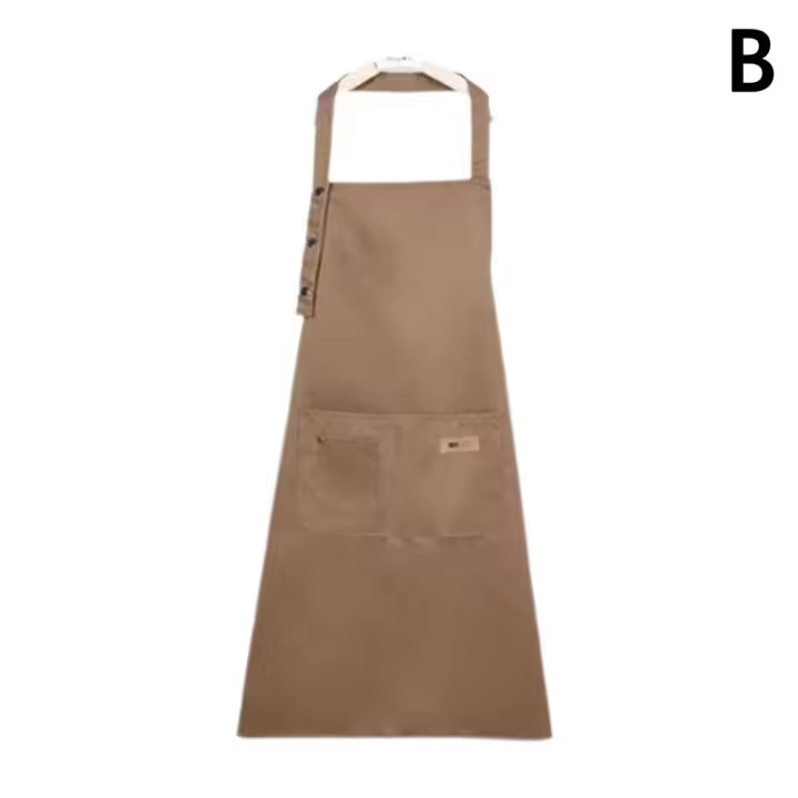 Nueva Moda Del Delantal De Cocina Para Mujer Y Hombre Chef Trabajo Delantal Para Barbacoa Restaurante Bar Tienda Salones De Belleza Estudios Uniforme - 1