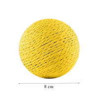 Juguete Interactivo Para Gatos Pelota De Rasguño De 8cm Resistente Mordisco Para Perros Y Gatos Juguete Sonoro Accesorios Para Mascotas - details 0