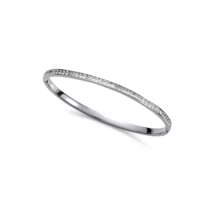 Pulsera Chic de bisagra en acero con circonitas VICEROY - 1357P01010 - 1