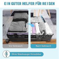 Bolsas de vacío para enrollar ropa, juego de 12 bolsas de vacío para ropa con ahorro de espacio. - details 2