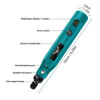JENAJOM Taladro Inalámbrico USB Mini Para Joyería Y Metal Tratamiento De Pulido Y Grabado Herramientas Eléctricas Para DIY En El Hogar - details 2
