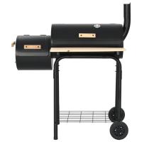 vidaXL Barbacoa clásica de carbón con ahumador - details 1