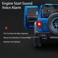 Modelo De Coche Rubicon a Escala 1:18 Con Luz Y Sonido Absorci\u00f3n De Choque Puertas Abiertas 4 Piezas Juguetes De Metal Para Niños - details 4
