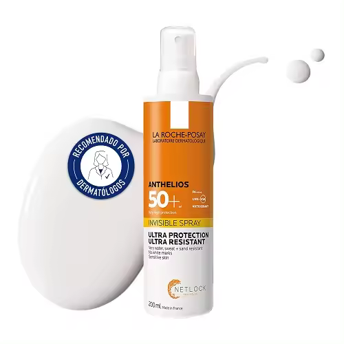 Protector Solar La Roche-Posay Anthelios Spray Invisible SPF50+ Cuerpo 200 Ml - 1