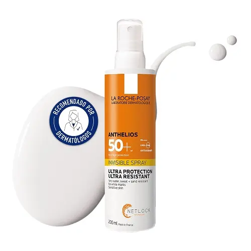 Protector Solar La Roche-Posay Anthelios Spray Invisible SPF50+ Cuerpo 200 Ml - 1