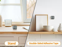 NOKLEAD Mini Higrómetro Monitor Termómetro Medidor De Humedad Con Icono De Cara Indicador De Comodidad Para Interiores ℃/℉ Switch Para Hogar Y Oficina - details 9