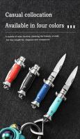 Cuchillo Portátil Plegable Mini Multifuncional Para Llavero Colgante De Camping Y Exterior Pequeño Herramienta Cutter Abrebotellas De Acero Inoxidable Para Manualidades - details 4