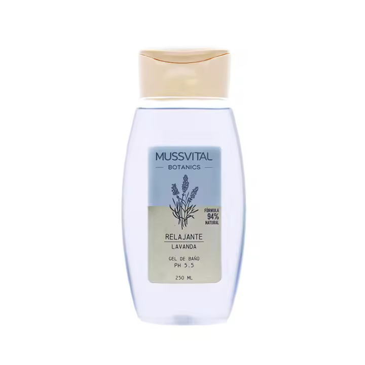 MUSSVITAL BOTANICS GEL DE BAÑO RELAJANTE LAVANDA PH 5.5 250 ML - 1