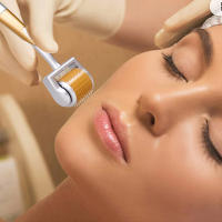 ZGTS Derma Roller De 540 Agujas Para El Rostro Y El Cuerpo Cuidado De La Piel Y Crecimiento Del Vello Profesional Herramienta De Belleza Microneedle Roller - details 3