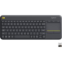 Logitech K400 Plus Teclado Inalámbrico para TV con Control Multimedia y Panel Táctil - Gris Oscuro - details 0
