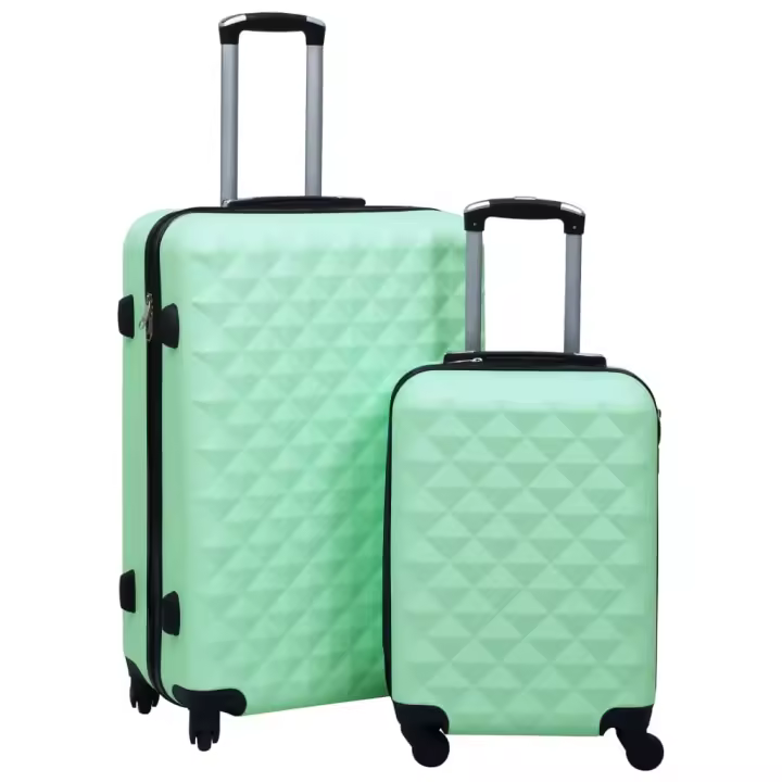 Juego de Maletas rígidos con Ruedas2 piezas ABS Mint Green - 1