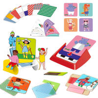 Juego De Tablero Educativo Montessori Para Niños Juguete De Aprendizaje Sensorial De Coloración Y Vestimenta Juguete Educativo Para El Desarrollo Del Pensamiento Lógico - details 0