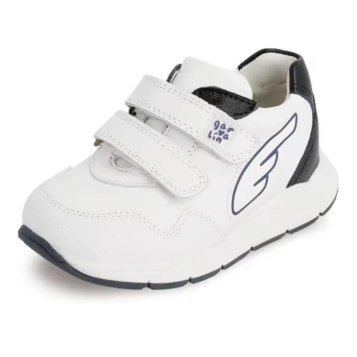 Deportivas de piel para niño de Garvalín con velcro ideales para el cole - 1