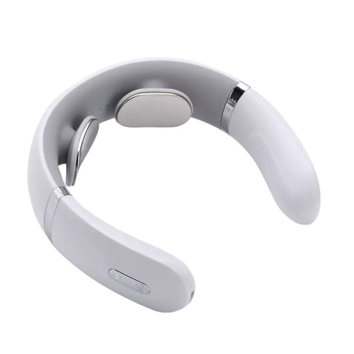 Masajeador De Cuello Inteligente Con Calor Eléctrico Relajación Corporal USB Recargable Blanco Tamaño Multi SML Material ABS & TPR - 1