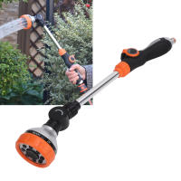 Varita De Riega Jardín Ergonómica Antideslizante Multifuncional Con 8 Patrones De Agua Fuerte Para Agricultura Material ABS TPR - details 0