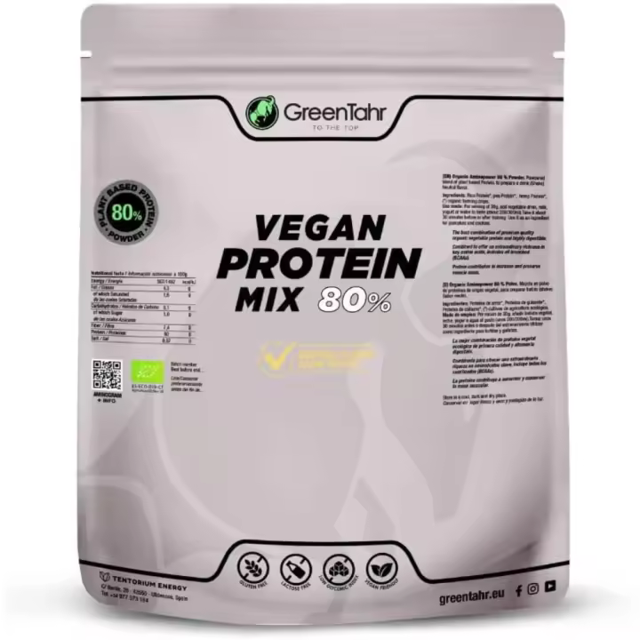 Green Tahr Proteína Vegana Guisante, Cáñamo y Arroz 750g, Alto Contenido en Proteína, Sin Lactosa, Sin Gluten - 1