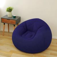 Sofá Inflable Lounger Para Dormitorio Y Salon Asiento De Algodón Esponjoso Portátil Y Plegable Para Camping Al Aire Libre - details 2