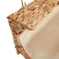 vidaXL Cama para gato con cojín de jacinto de agua 37x20x20 cm - details 6