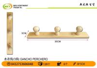 Ganchos de madera para colgar la ropa, perchas para colgar, para almacenar la ropa, con varias medidas disponibles. - details 0
