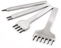 Herramienta De Perforación Para Cuero Con Espaciado De 3/4/5/6mm Herramientas De Costura Y Perforación DIY De Metal Prong 1/2/4/6 - details 6
