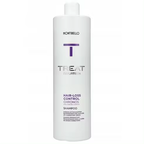 Montibello - Champú Anticaida Treat NaturTech Hair-Loss Control Chronos 1000 ml - 1