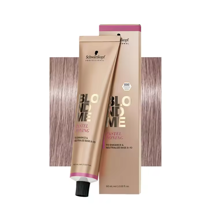 Schwarzkopf BlondMe Color Pastel Tonificación Ice-Irise 60ml-Neutralizant Crema - 1